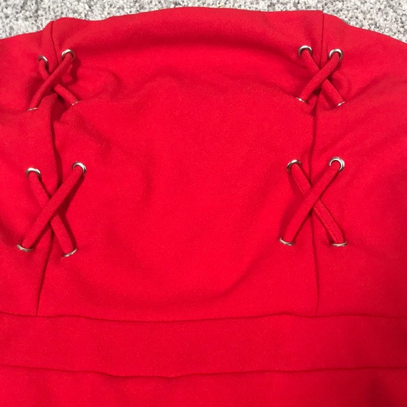 Charolette Russe Red romper. - Picture 2 of 4